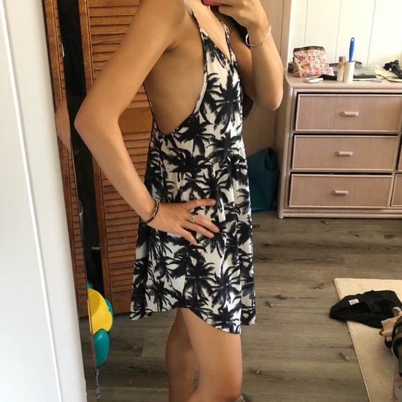 Amuse Society Palm Tree Mini Dress - Picture 2 of 6